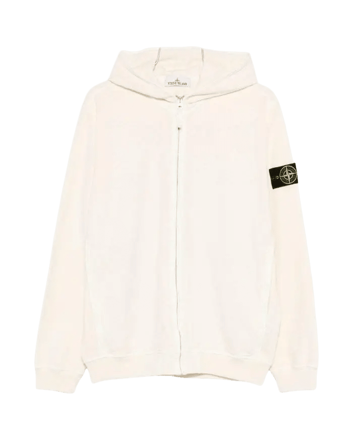 Sweat à capuche zippé Ivoire · Cirrus